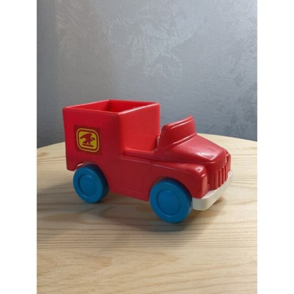 Vintage Sesame Street IllCO Toys Jim Henson Postal Truck Mail Car for Big Bird